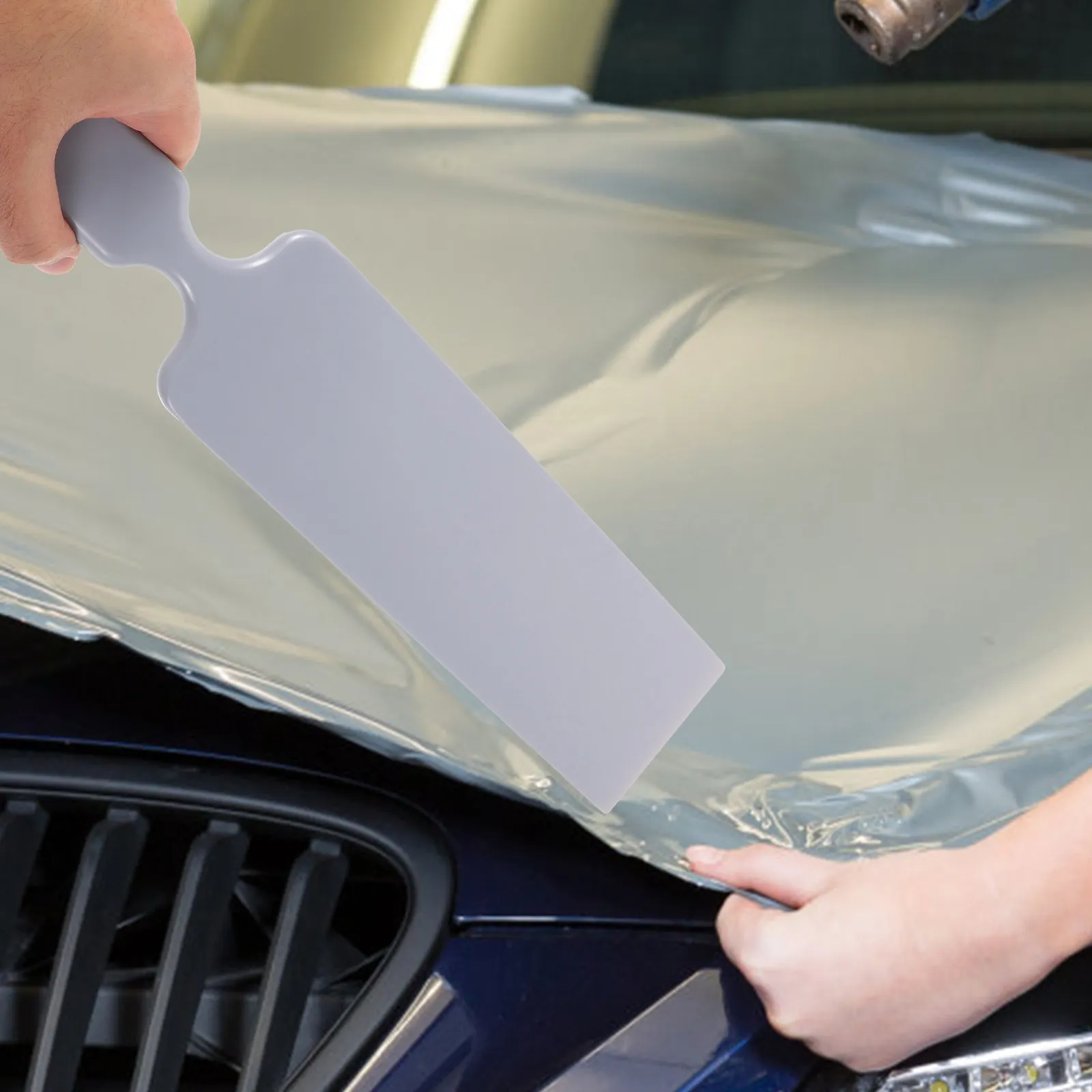 Auto Water Squeegee Thickened Body Extended Wide Mouth Car Window Tint Tool Efficient Water Removal Bubble Paddle Automotive