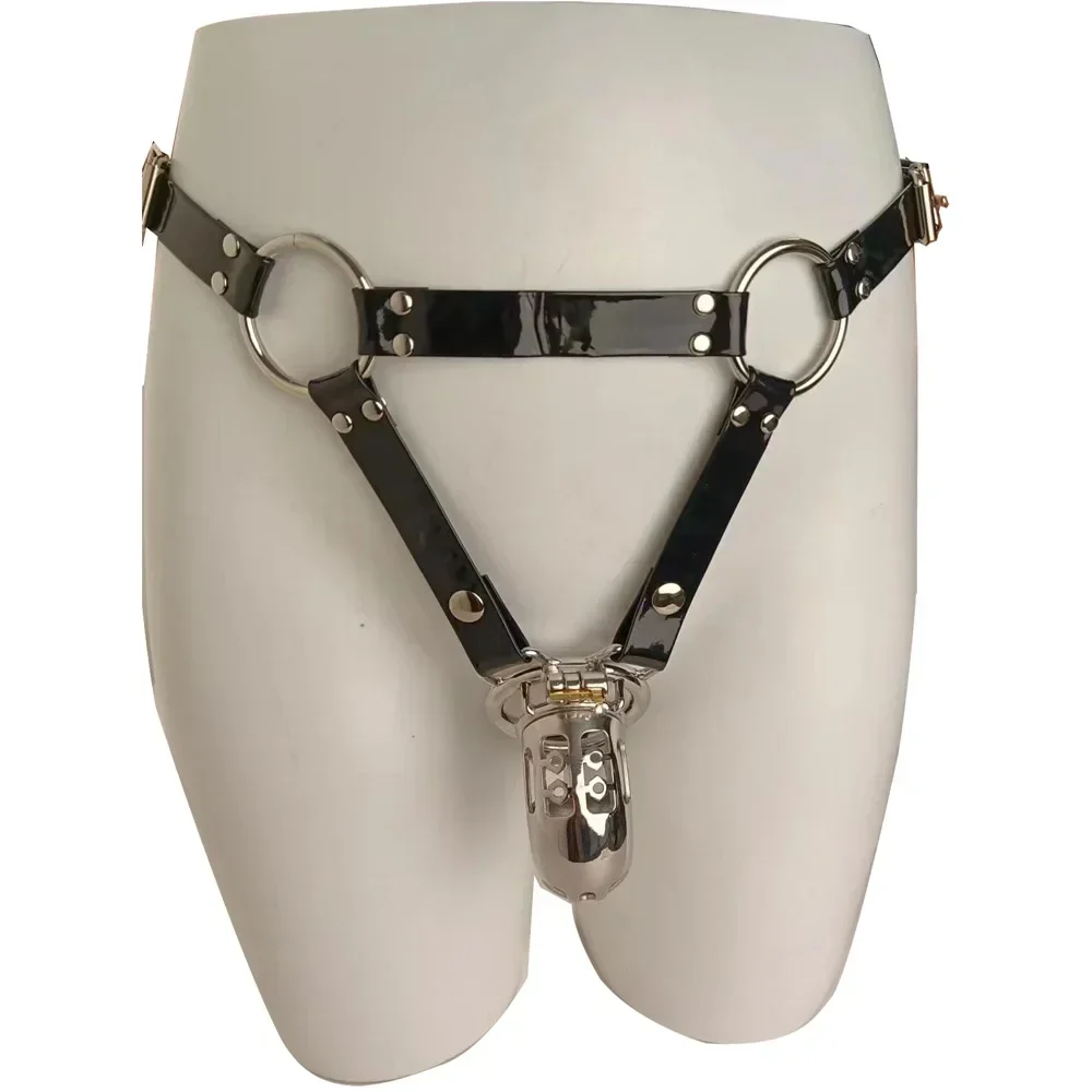 Kuisheid Slot Slijtage Riem Broek Verstelbare Kuisheid Slot Accessoires Pu Riem 1