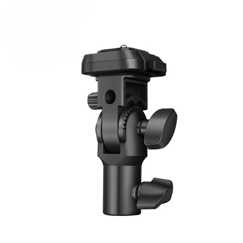 Q-K1 Quick Release Plate Tilt Bracket Adapter for Traditional Lamp Holder Horizontal Vertical Mode