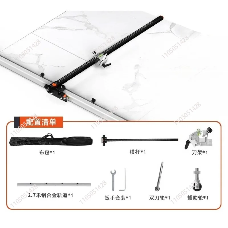 Crawler T-type push knife high-precision manual cutting machine floor tile rock slab cutting