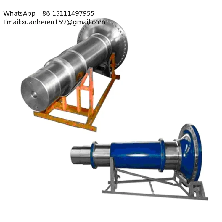 Factory Custom Machining Forging Large Flange Shaft Wind Turbine Main Shaft for Wind Power
