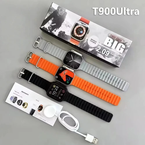 Imagen 2 del producto 2026 Original T900 Ultra 2 reloj inteligente 49mm hombres mujeres Bluetooth llamada música juego carga inalámbrica NFC Smartwatch para Android IOS