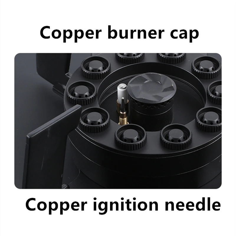 CE Embedded Type 2 Burner Gas Stove  Tempered Glass Flameout Protection Gas Smart Cooktop for Kitchen and Restaurant