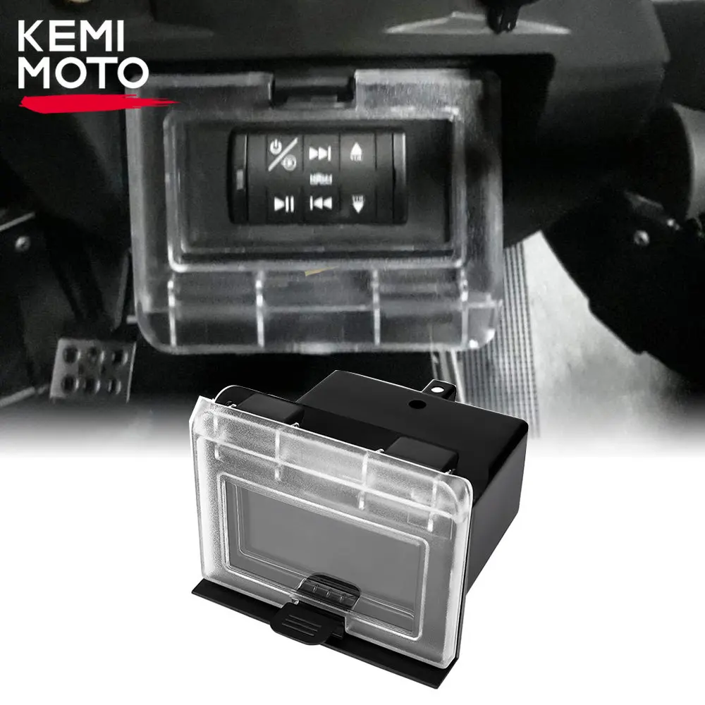 

KEMIMOTO UTV ABS Center Dash Storage Box RZR Center Compartment Compatible with Polaris RZR XP 4 S 1000 900 EPS 2014-2020 2021