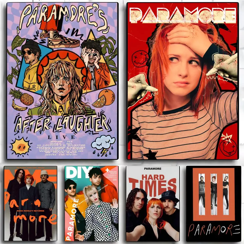 Music P-Paramore Poster Wall art print art suitable for living room bedroom bar parlor home decor gift