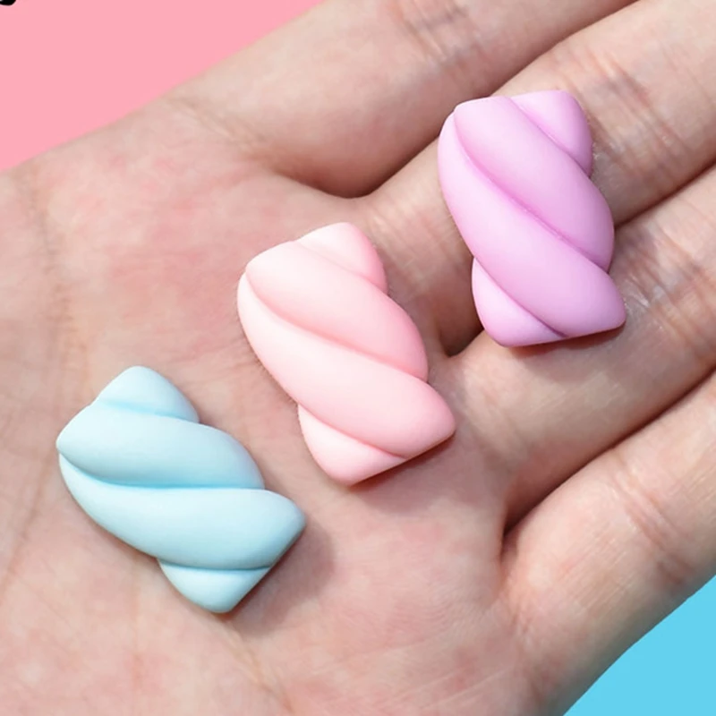 Cute Colored Cotton candy Flat Back chrysanthemum Resin Cabochons Scrapbooking DIY Jewelry Craft Decoration Accessories 20pcs