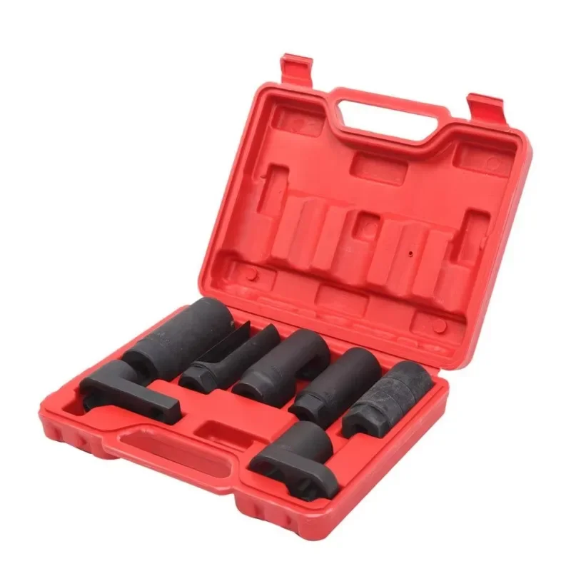 7pcs Auto Repair Diesel Oxygen O2 Tubing Sensor Socket Set Tools Kit