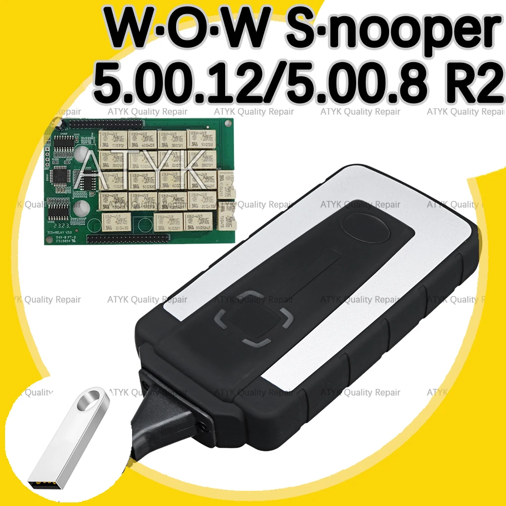 

5.00.12 WO-W Sn-ooper 5.00.8 R2 Bluetooth With Keygen obd2 scanner automotriz ECU Diagnostic Tool inspection tools woww snoper