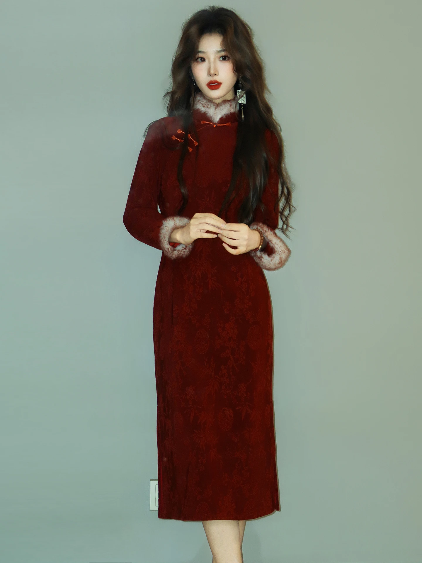 abbigliamento-casual-lungo-sve-di-media-lunghezza-di-alta-qualita-dr-elegance-da-donna-con-ricamo-lavorato-a-maglia-vintage-rosso-invernale