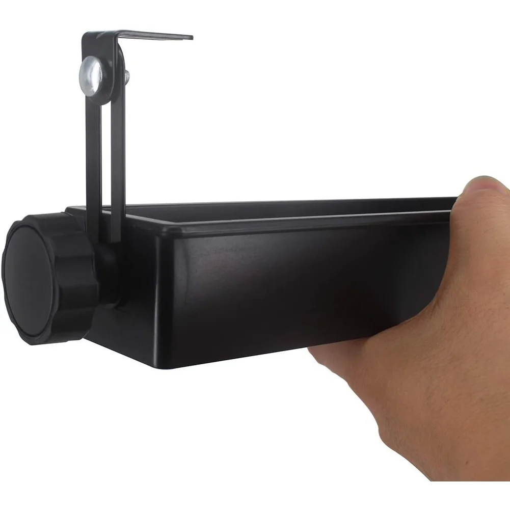 مرآة الرؤية الخلفية بأربعة جوانب لعربة الجولف مادة PP سوداء بحجم 880 ملليمتر مرآة طائرة شفافة لتشغيل آمن