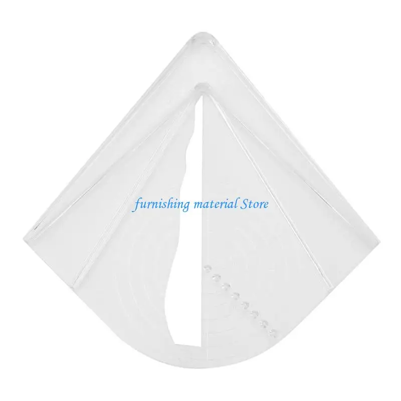 Y5GD Center Finder Plastic Ruler for Wood Turning Lathe Work Circle Drawing Tool