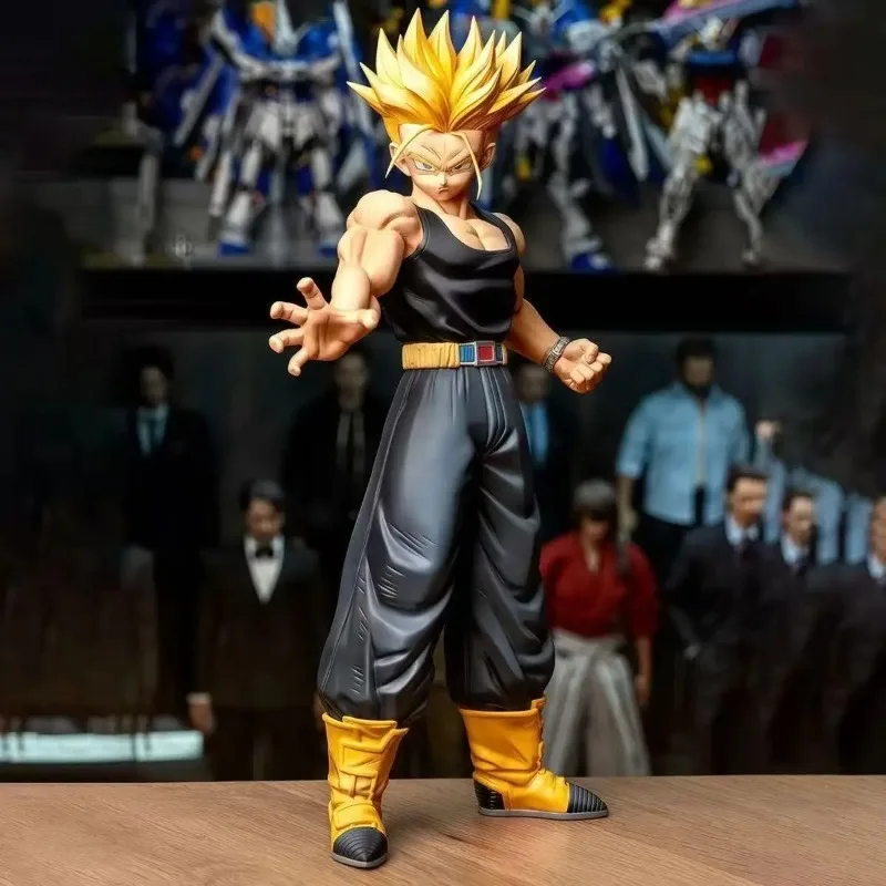 29cm anime Dragon Ball Z Trunks PVC model Future Trunks Super Saiyan movable model collection mode toy gift ornaments