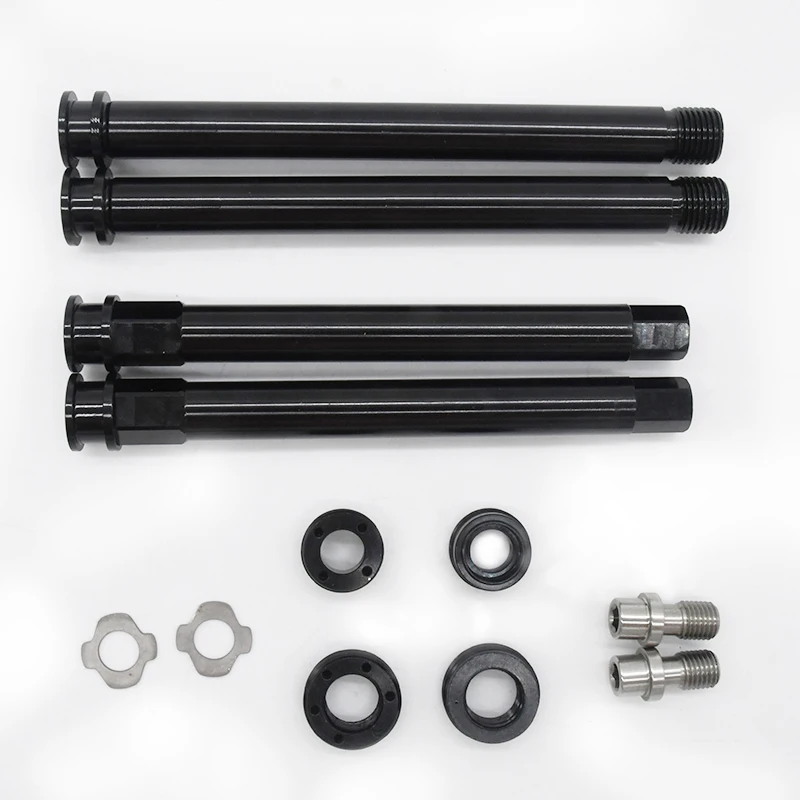 Front Thru Axle Rod 15*110mm Mtb Bikes Parts 12x100 & 12x142 Hub Shaft Quick Release Used Manitou M30/Comp Mountain Bicycle Fork