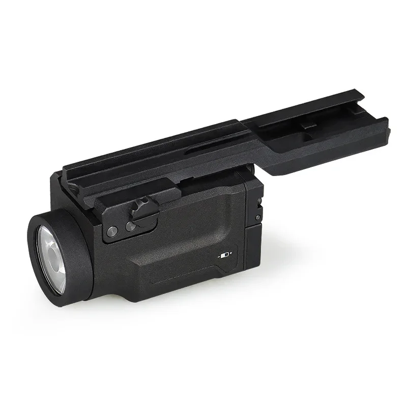 

Sports outdoor, strong light flashlight SD-80 is always on and flashing under the hanging flashlight guide rail LED flashlight