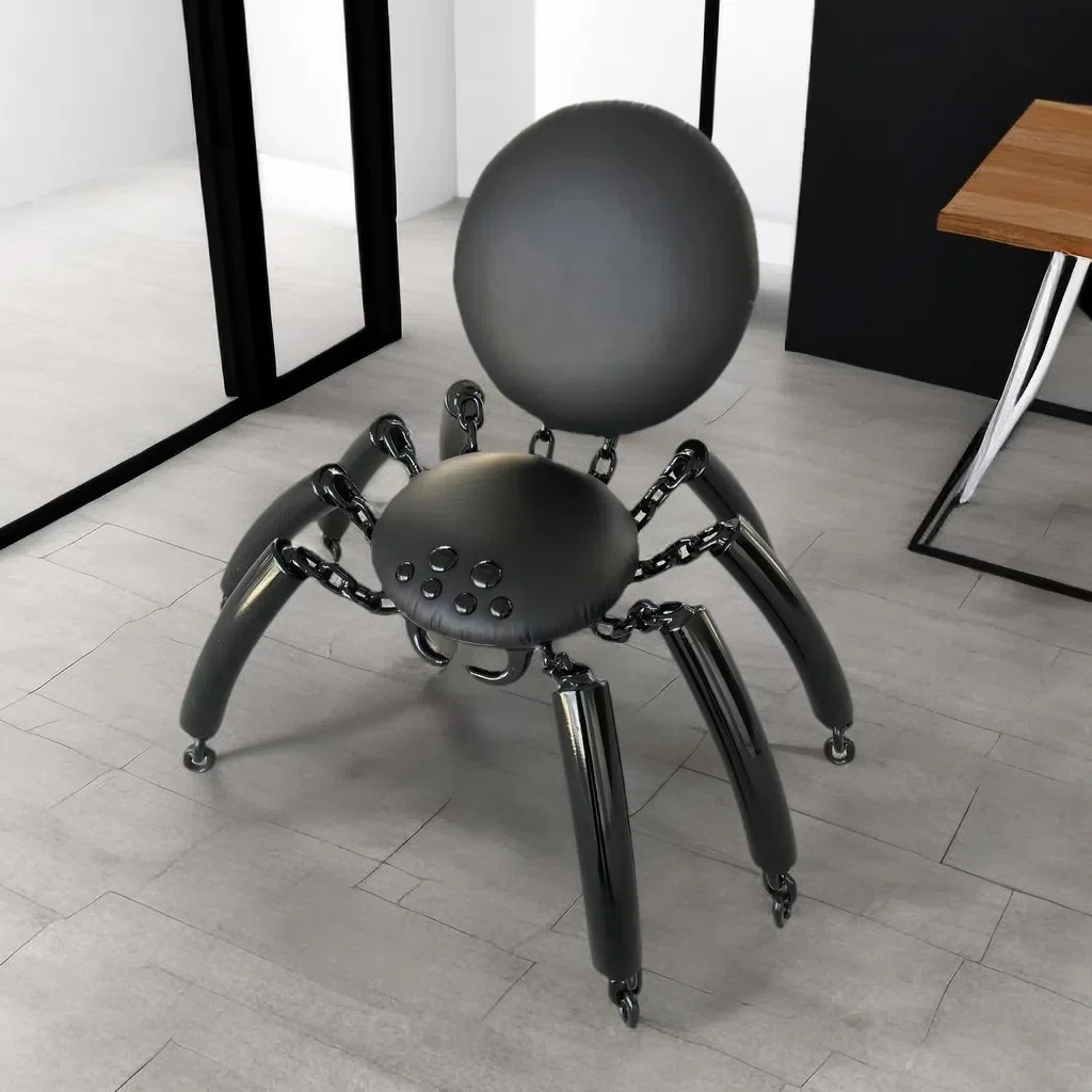 Spider Chair Iron Bionic Designer Furniture Creative Two Yuan Industrial Style Coffee Shop Living Room Seat