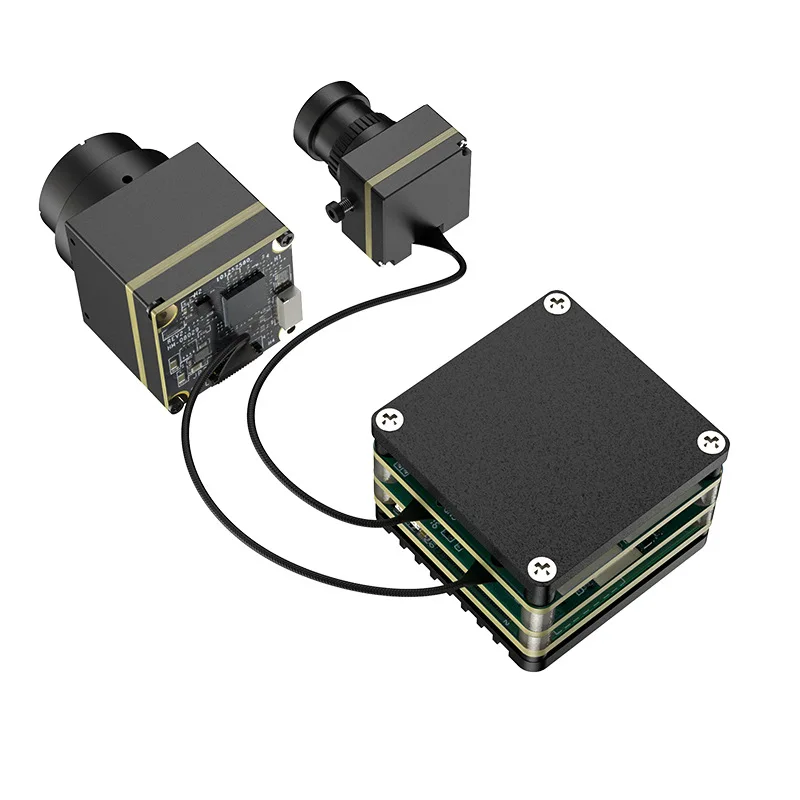 2025 AI Camera Module FPV Drone Dual Cameras Infrared Thermography 450M Intelligent Precise Tracking Distance Drone Camera