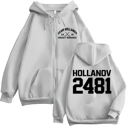 Imagen 2 del producto Rivalidad Caliente Shane Hollander Ilya Rozanov Hollanov 24 81 Sudaderas con capucha con cremallera para hombres y mujeres, sudaderas con cremallera, chaquetas de manga larga