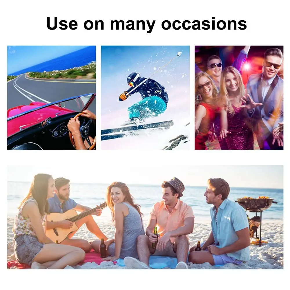 Fashion Colorful Square Frame Sunglasses Summer Luxury Shades UV Protection Ocean Lens Sun Glasses for Women & Men