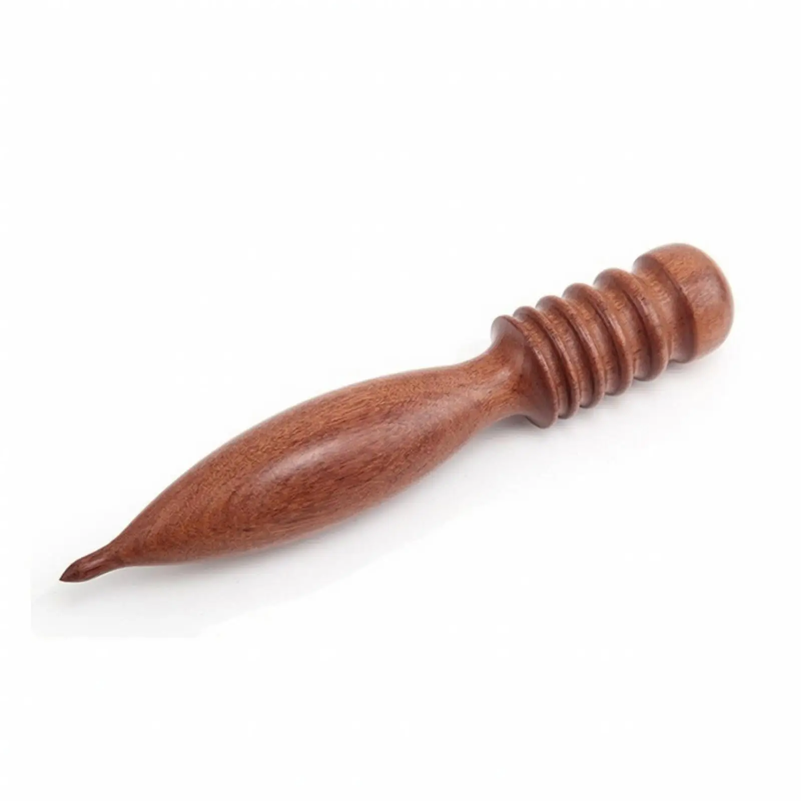 Polishing Abrasive Bar Wood Slicker Leather Edge Burnisher African Rosewood Tapered Tip Tool for Narrow Leathercraft Finishing