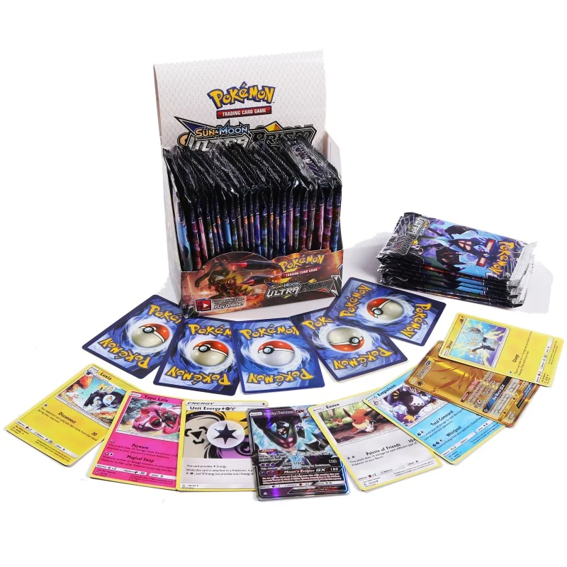 324Pcs English version Pokémon TCG: Sun moon Ultra Prism Booster Box Pokemon Cards 36 Pack Box