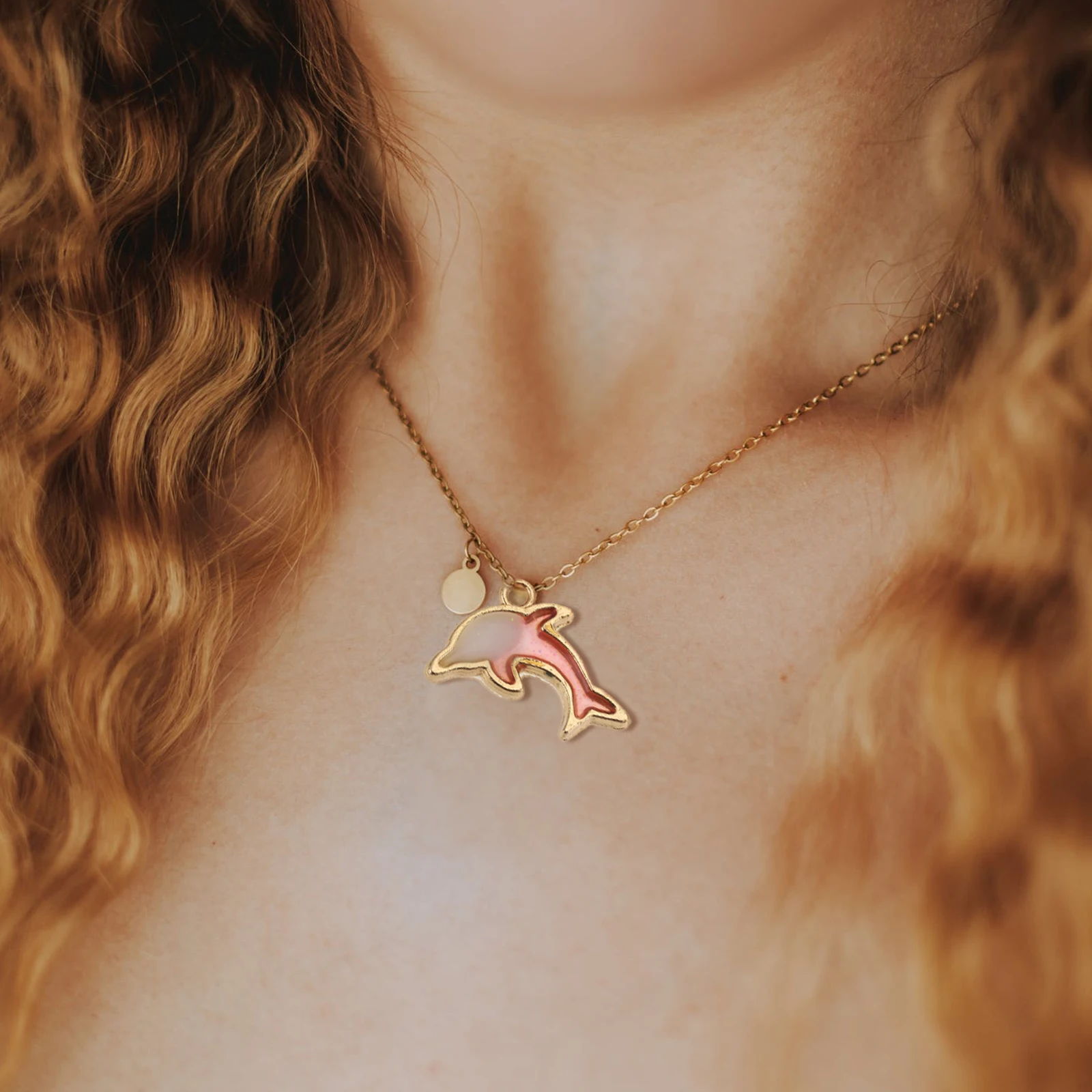 

40 Pcs Alloy Pendant Charm Dolphin Necklace Accessories Hole Jewelry Making Bracelet Earrings Decorative Pendants Charm