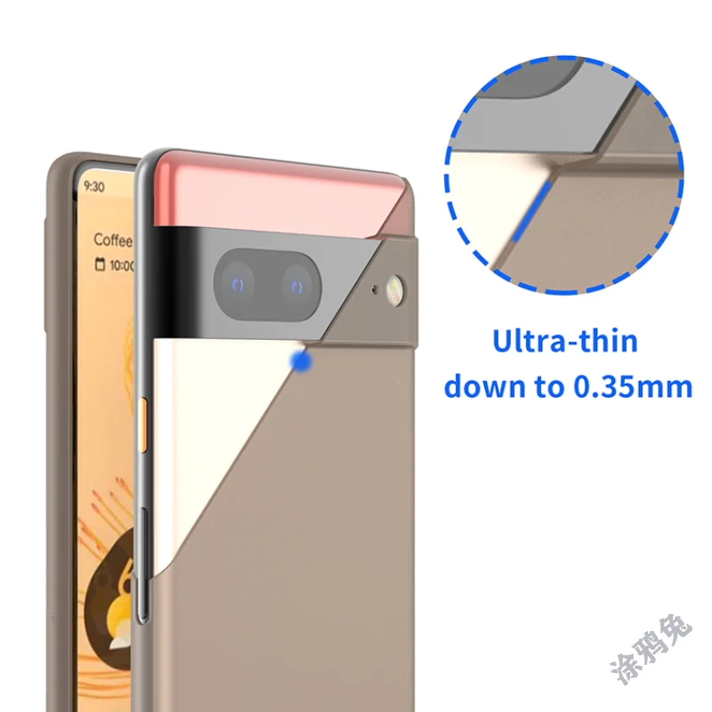 0.4Mm Ultra Dunne Case Voor Google Pixel 7 7a Ultra Dunne 0.4Mm 8