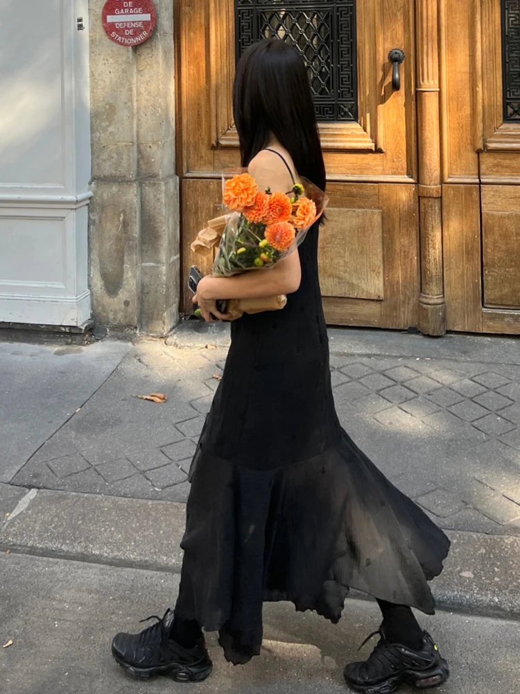 Ins Sle longue sangle v-ne Dr épissage irrégulier crochet droit fleur à lacets longue Dr Ciwalk été tissu doux