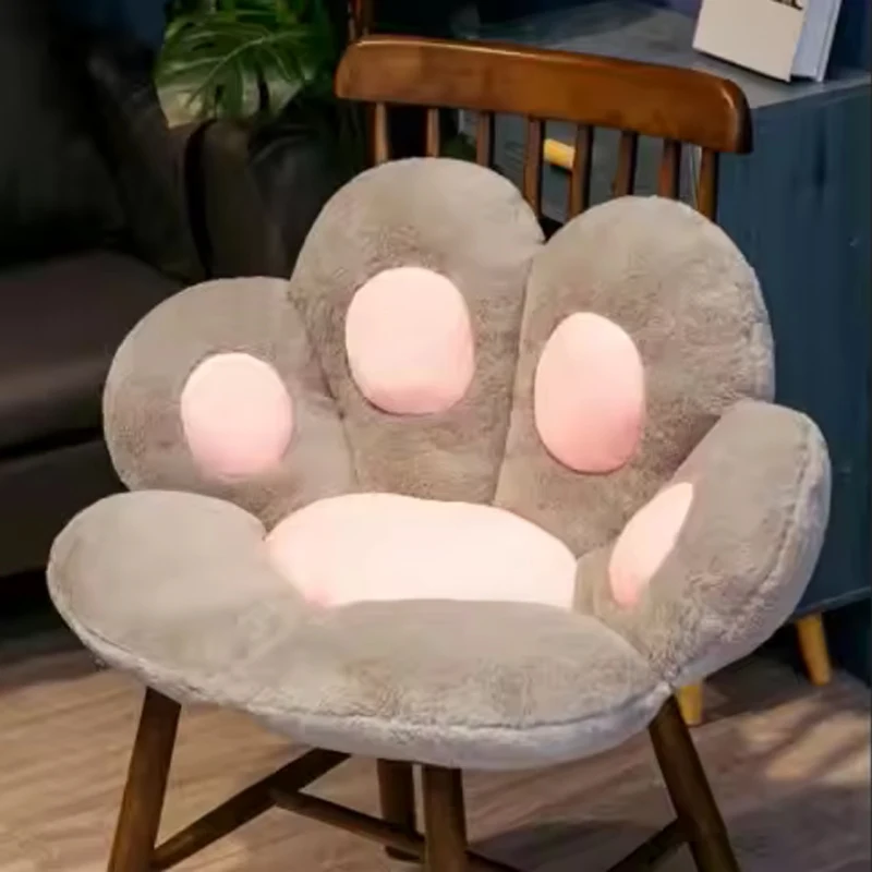 

62*50cm Cute Cat Paw Plush Toys Soft Stuffed Floor Cushion Chair Sofa Butt Pad for Home Room Decoration Office Nap Dolls 2026