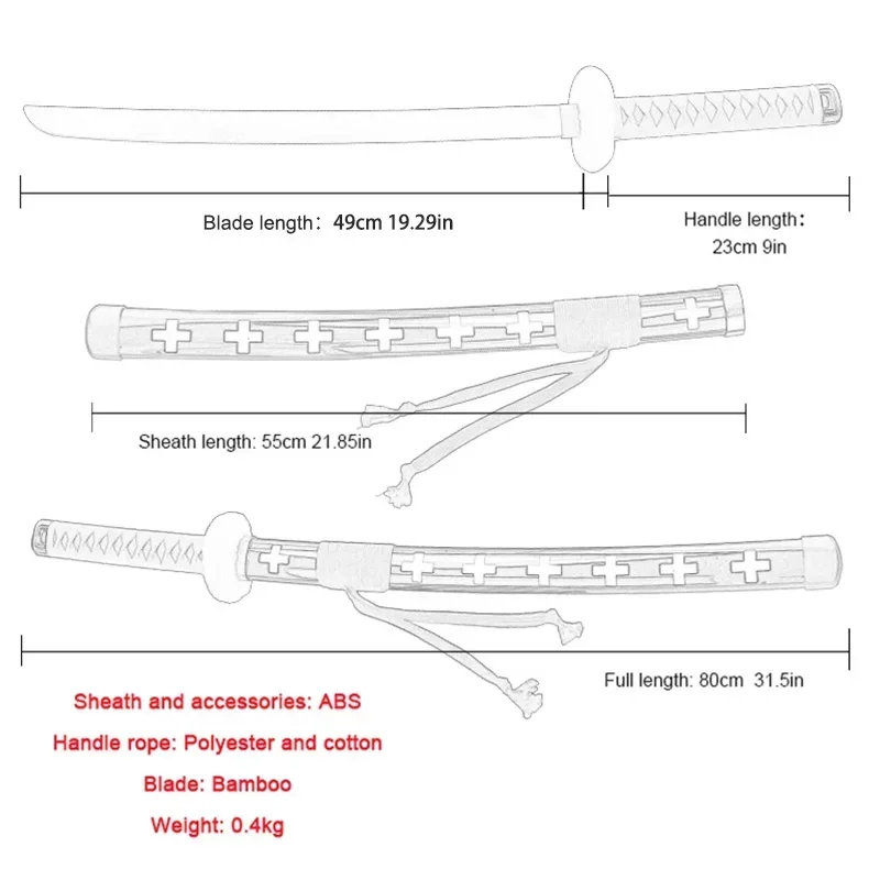 zoro Sword 80Cm/ 31.5 