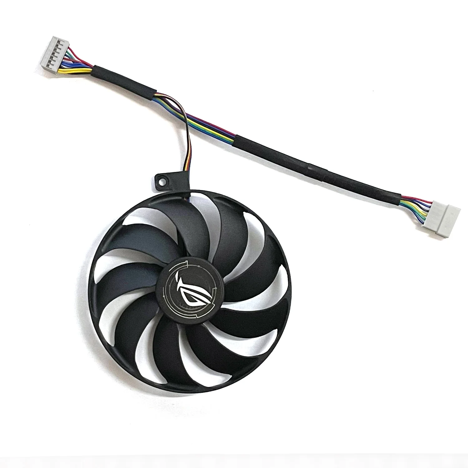 ASUS RTX2070 ROG Strix-Geforce RTX 2060 Super 2080 Ti RX 5600 XT RX 5700XT 그래픽 카드 팬용 87mm T129215SU DC 12V 0.5A 7 핀