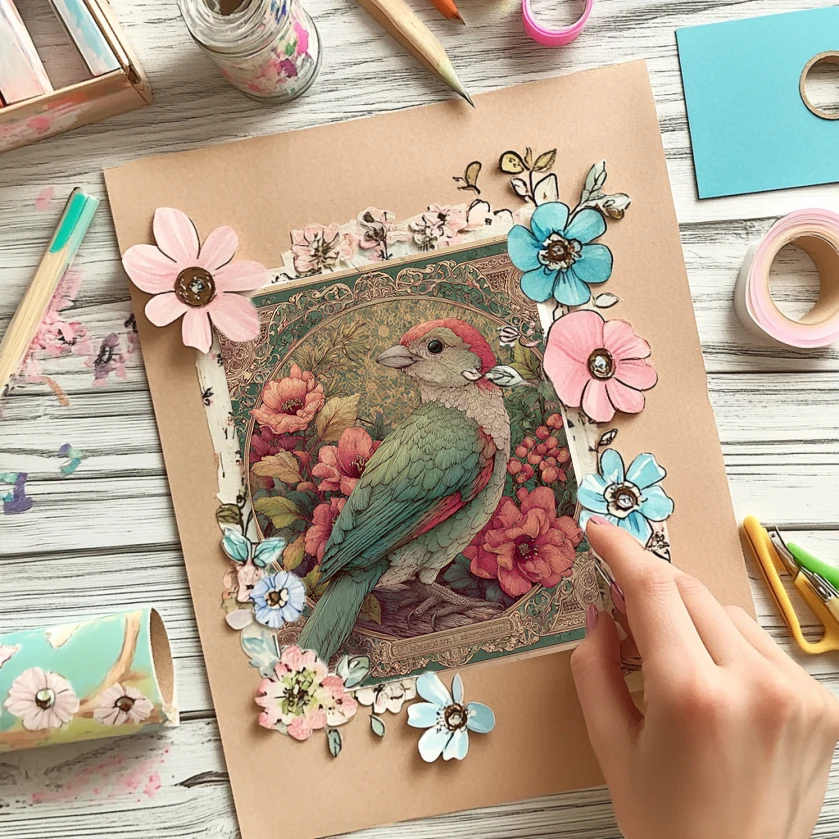 حزمة ورق القصاصات (36 ورقة، 6 × 6 بوصة): مطبوعات عتيقة لافتة للنظر لسكرابوكينغ وأوريغامي وديكور DIY - قرطاسية يدوية ساخنة