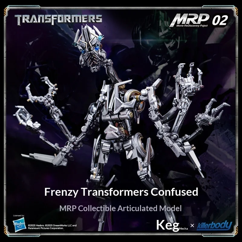 

Коллекционная фигурка KBGO Transformers MRP Frenzy Premium, 60+ точек артикуляции, светящиеся глаза с магнитной индукцией и LED-подсветкой