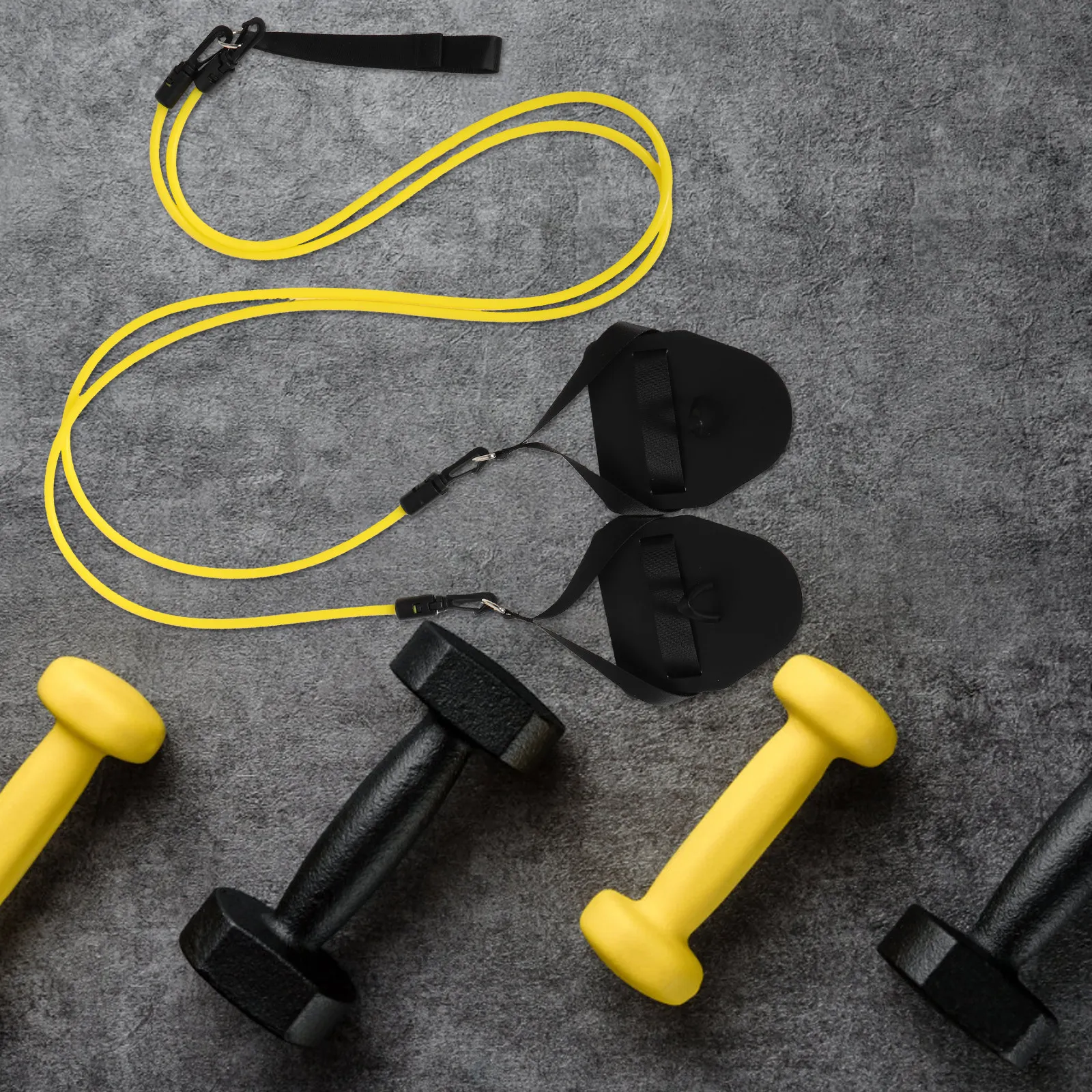 2er-Set Schwimmwiderstandsband – Schwimmtrainingsausrüstung, Wasser-Trainingsgerät, Ganzkörper-Trainingsgurt für Schwimmkraft
