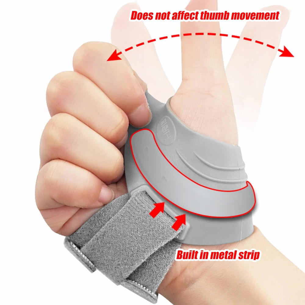 1Pcs CMC Thumb Brace Splint for Left or Right Hand Pain Relief, Osteoarthritis, Tendonitis, Arthritis, Trigger Thumb Immobilizer