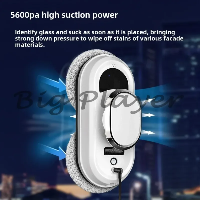 

Automatic high-altitude cleaner, window cleaner, long-lasting battery life, large suction, anti-drop window cleaner