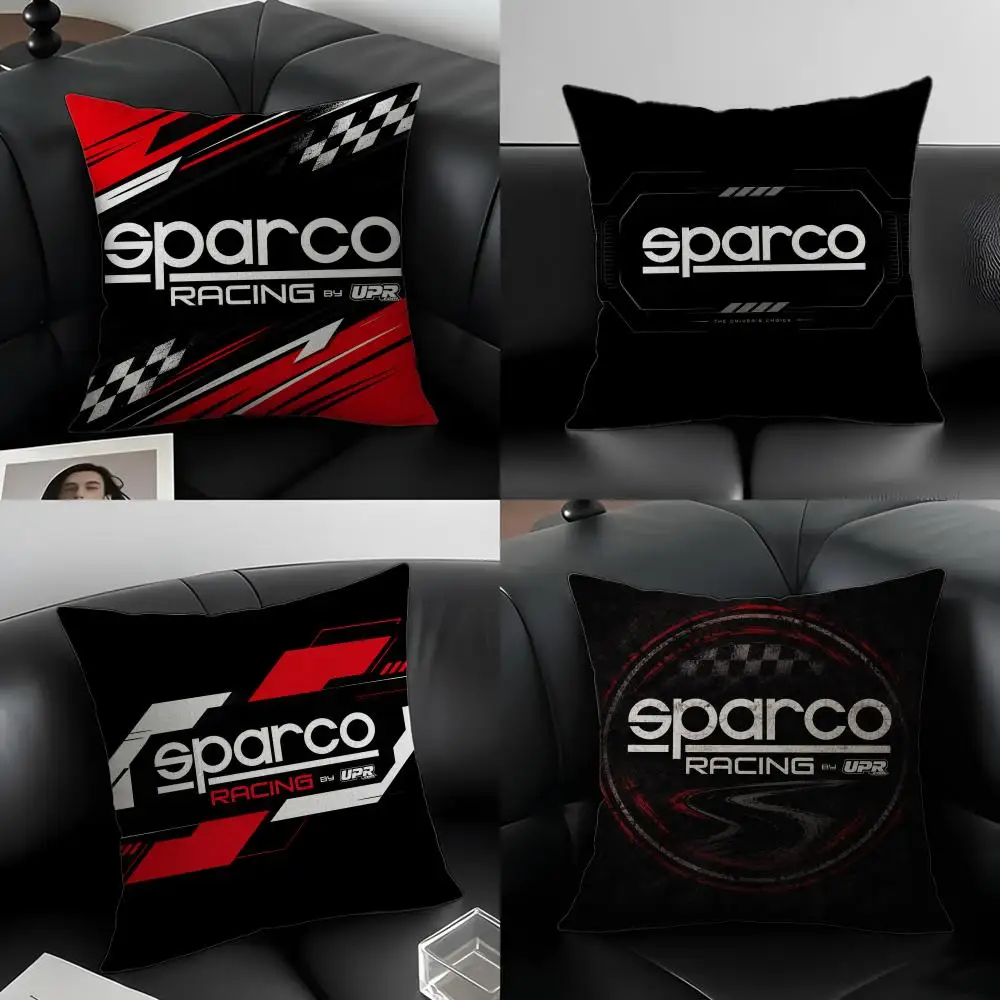 Brand Sparco Cushion Cover Natural Linen Pillowcase Set, All-in-One Decor for Sofa, Bedroom & Chair