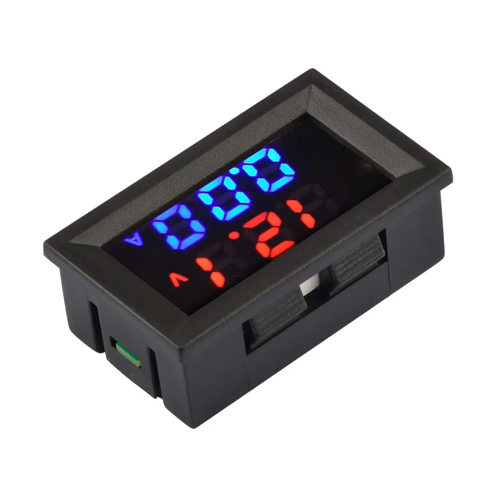 DC6-120V M6120 Digital Voltmeter Ammeter 10A Voltage Current Power Meter Tester with Dual LED Display and Connect Wires - Image 5