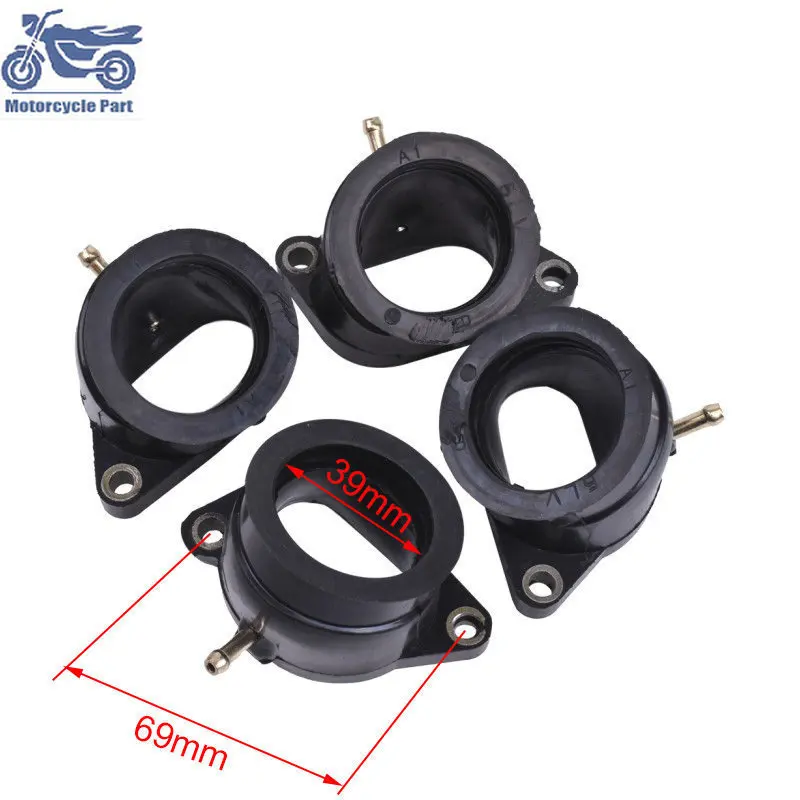 

Motorcycle Carburetor Interface Adapter Intake Manifold Pipe For KAWASAKI 5LV FZ1 FZ1N FZ-1N FZS1000 FZS Fazer 1000