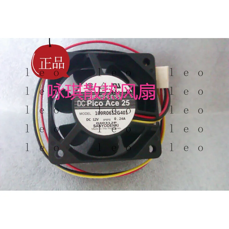 

Вентилятор GG 109R0612G401 DC12V 0.24A 6025 6 см, 3-контактный, 1 шт. # A6-4
