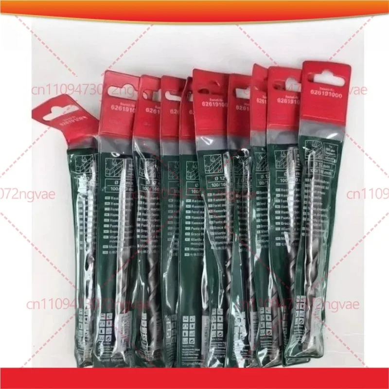 

10Pcs For metabo 12 * 100 * 160mm four-pit carbide impact drill bit SDS plus double edge, power tool accessories