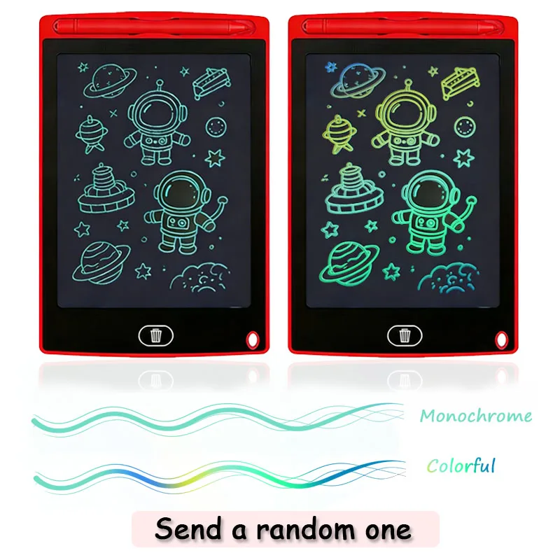 8.5'' LCD Writing Tablet Drawing Board Kids Graffiti Sketchpad Toys Handwriting Blackboard D Counting Learning Toys Birthday Gif