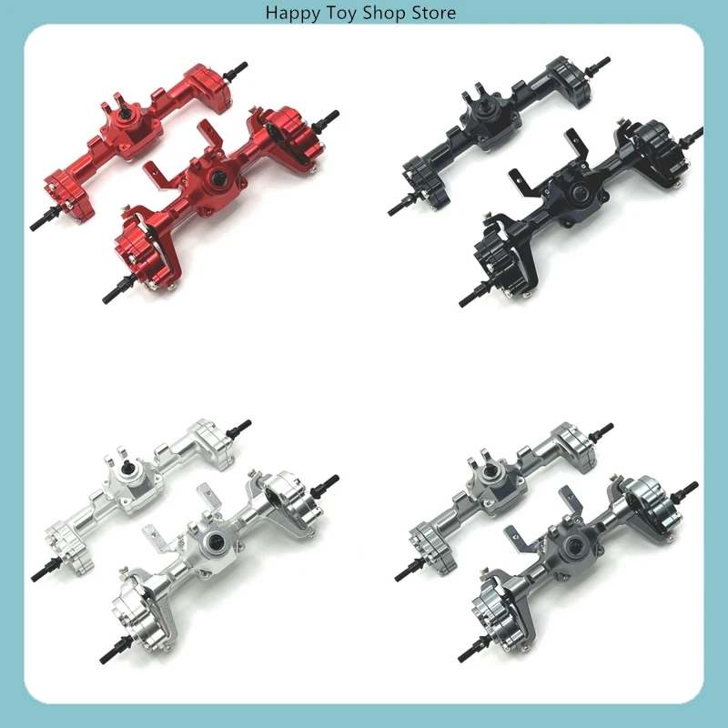 

FMS 1/24 FCX24 Xiaoqi Smasher K5 Радиоуправляемый автомобиль, металлический передний задний портальный мост в сборе, комплект обновлений