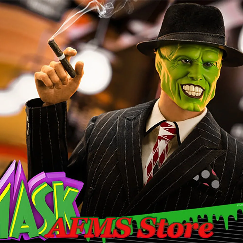 Present TOYS PT-sp92 1/6 Scale Collectible Figure Funny Masked Man Black Striped Suit Version 12Inch Action Figure Soldier Toys