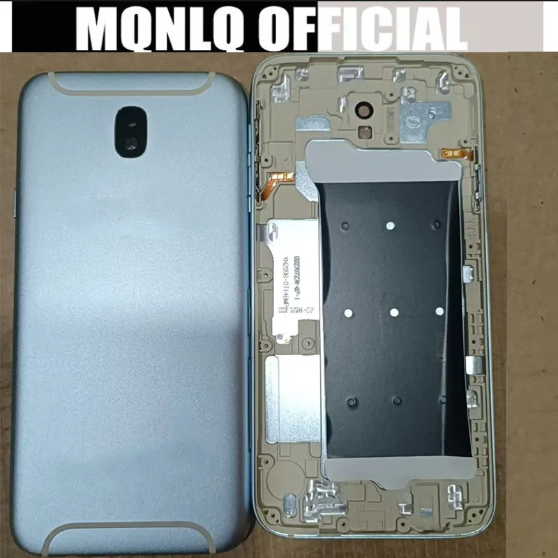 Housing for Samsung Galaxy J7 Pro 2017 J730 J730F Battery Back Cover Rear Door Lid Panel Shell Housing Case Camera Lens