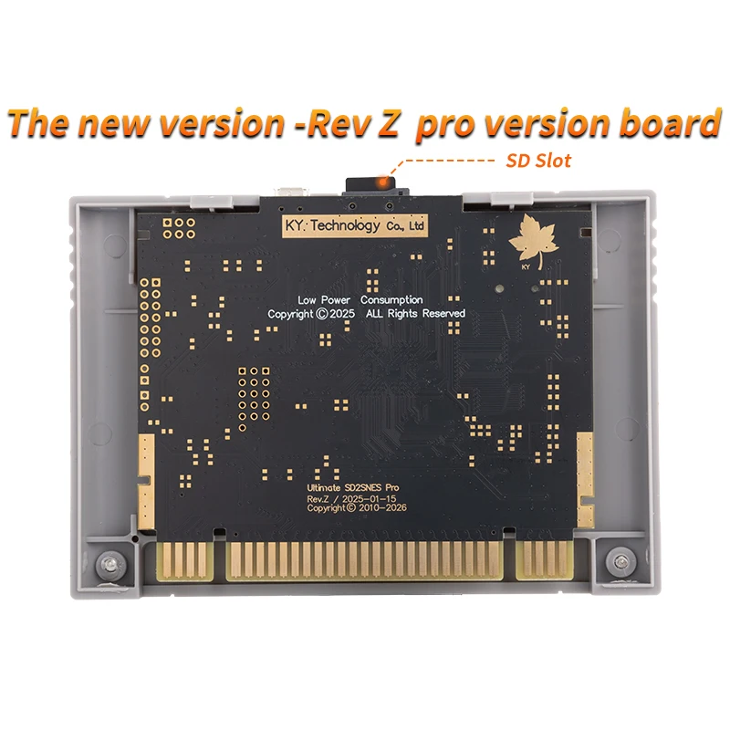 أحدث KY Ultimate Rev. Z لخرطوشة FXPAK Pro لوحدة تحكم ألعاب الفيديو SNES/SFC 16 بت مع بطاقة SD 16G وشريحة Cyclone IV