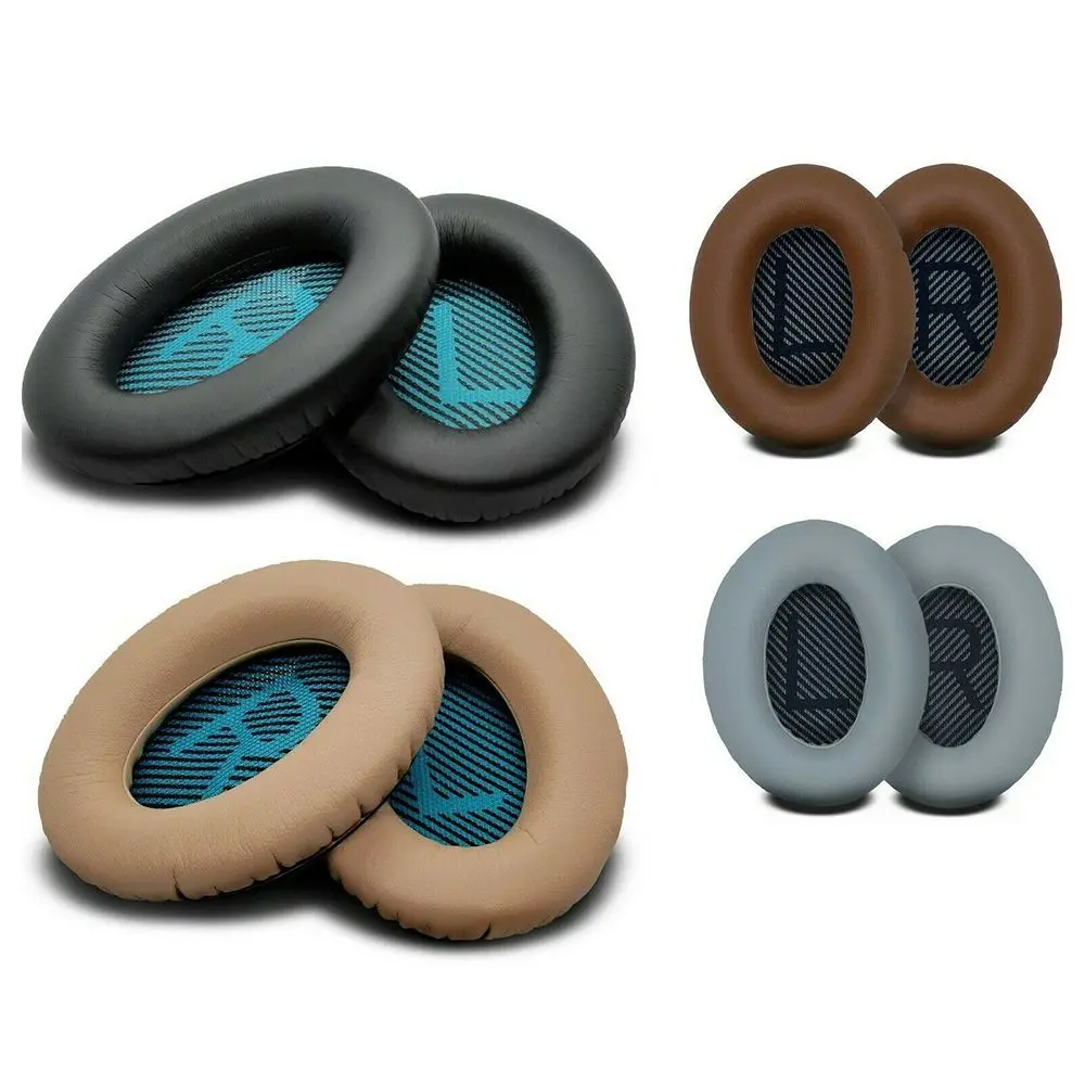 1 Pair Earmuff PU Accessory Headphone Replacement Cushion Earpads For Bose QuietComfort2 QC2 QC15 QC25 QC35 AE2 AE2i AE2w