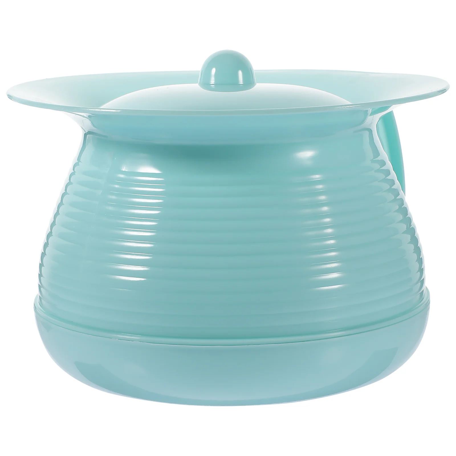 مبصقة بلاستيكية مع غطاء وعاء مبولة سميك وعاء غرفة متين مبولة ليلية محمولة للأطفال والمعاقين وكبار السن في المنزل #2