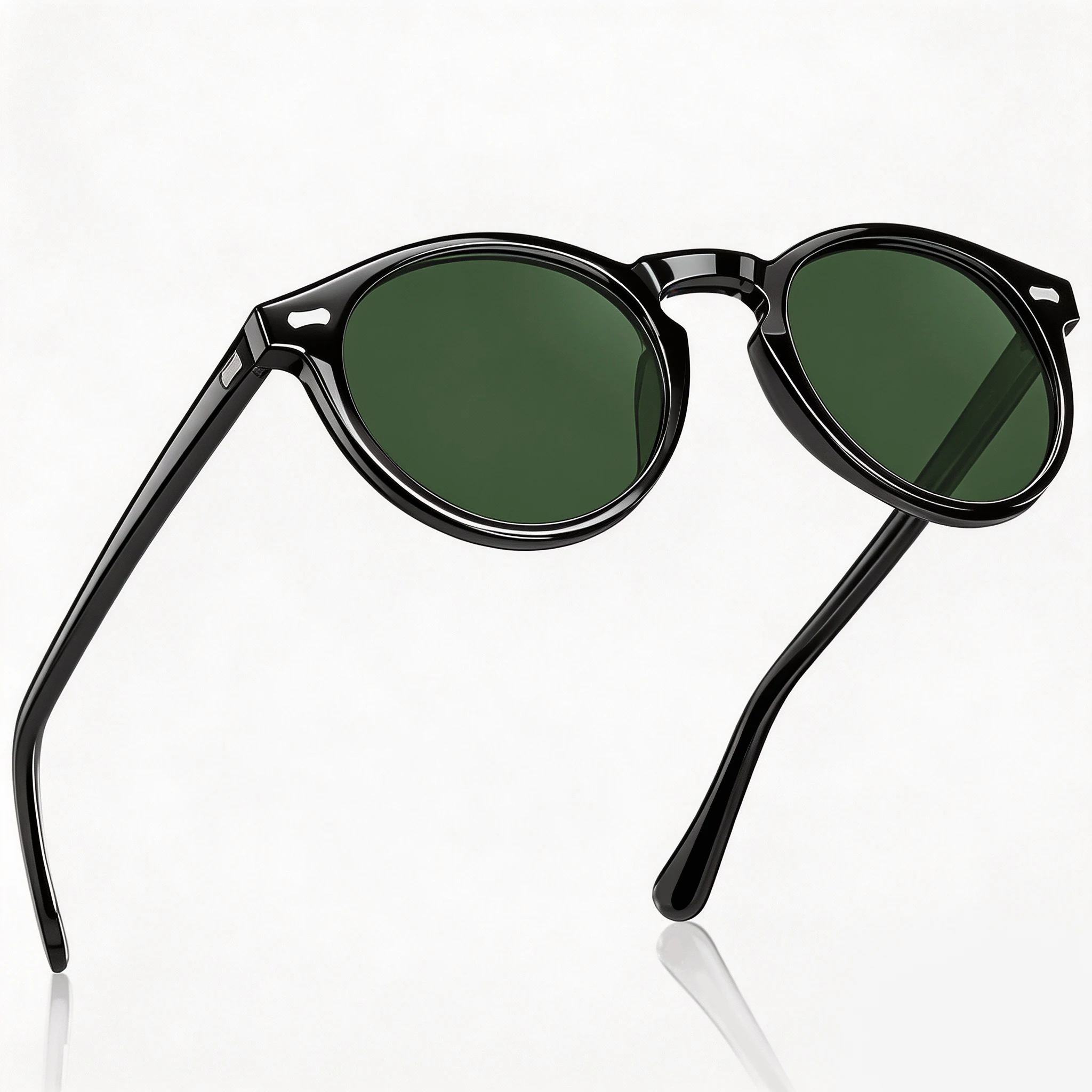 GFUIARA Retro polarisierte Sonnenbrille für Männer und Frauen, klassischer Nietenrahmen, modische Sonnenbrille zum Fahren, UV400 – Detail 14