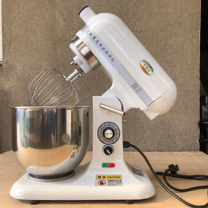 Commercial Fresh Milk Machine 7L Milk Beater Cream Machine Multifunctional Noodle Mixing Machine Chef  Milk Cover