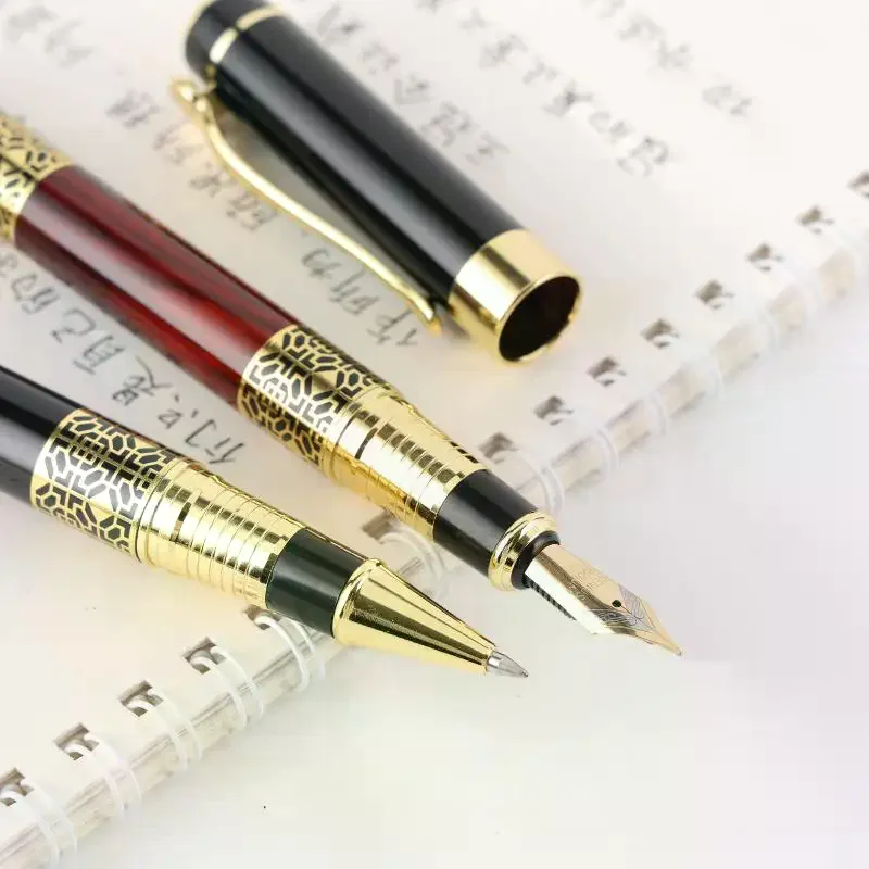 Smooth Writing Grain Fountain Pen Classic Texture Office Pen School Signature Calligraphy Student Stationery Supplies Gifts